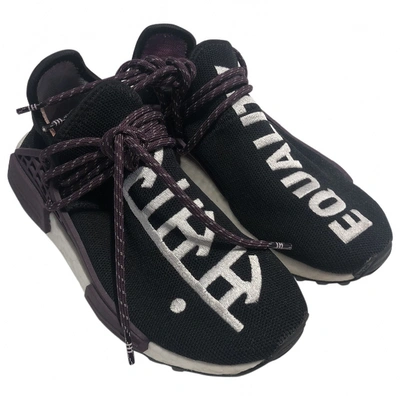 Pre-owned Adidas X Pharrell Williams Nmd Hu Cloth Trainers In Black