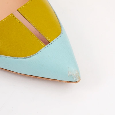 Pre-owned Nicholas Kirkwood Leather Flats In Multicolour