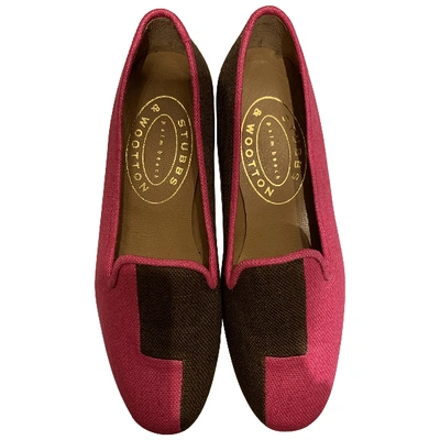 Pre-owned Stubbs & Wootton Cloth Flats In Multicolour
