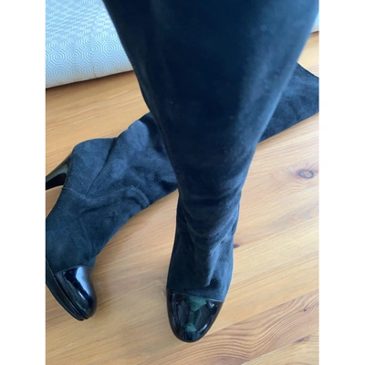 Pre-owned Iceberg Black Shearling Boots