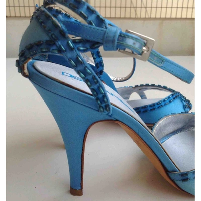 Pre-owned Dsquared2 Leather Sandals In Blue