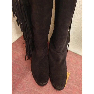 Pre-owned Etro Boots In Black