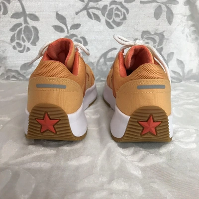 Pre-owned Converse Cloth Trainers In Orange