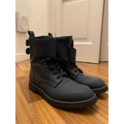 Pre-owned Chanel Black Leather Boots