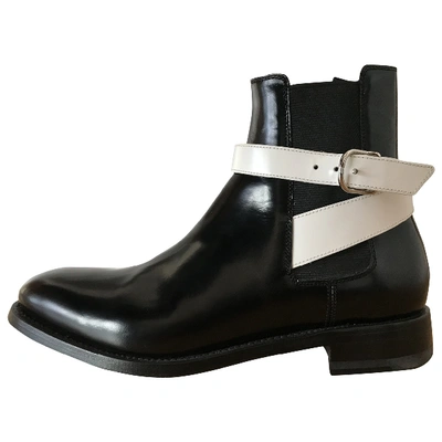 Pre-owned Balenciaga Black Patent Leather Ankle Boots