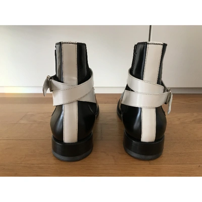 Pre-owned Balenciaga Black Patent Leather Ankle Boots