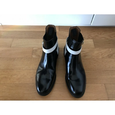 Pre-owned Balenciaga Black Patent Leather Ankle Boots