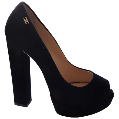 Pre-owned Elisabetta Franchi Heels In Black