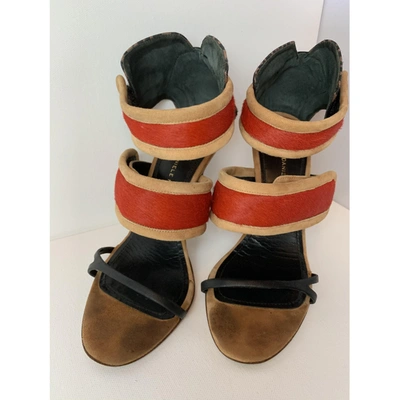 Pre-owned Daniele Michetti Multicolour Leather Heels