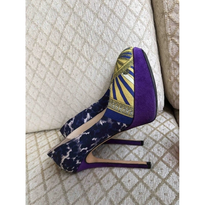 Pre-owned Emilio Pucci Heels In Multicolour