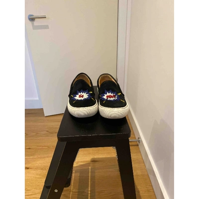 Pre-owned Markus Lupfer Black Suede Trainers