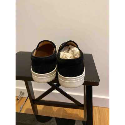 Pre-owned Markus Lupfer Black Suede Trainers