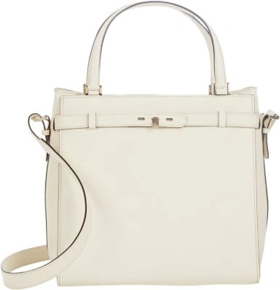 Valextra Large B-cube Tote In White
