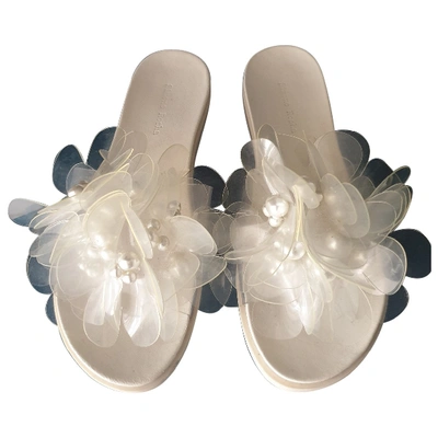 Pre-owned Simone Rocha Beige Polyester Sandals
