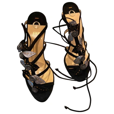 Pre-owned O Jour Sandals In Black