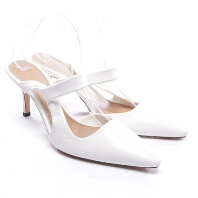 Pre-owned The Row White Leather Sandals