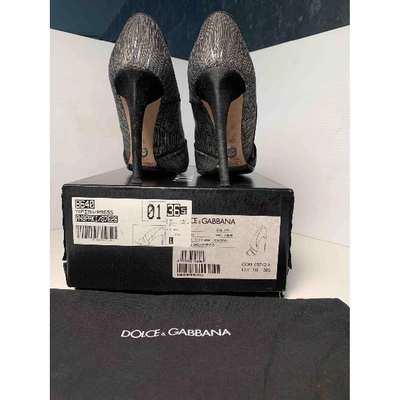 Pre-owned Dolce & Gabbana Heels In Metallic