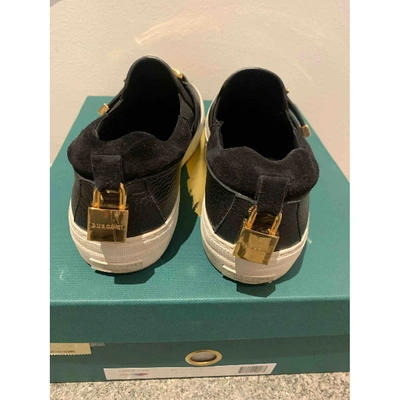 Pre-owned Buscemi Black Leather Trainers