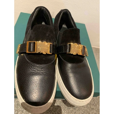 Pre-owned Buscemi Black Leather Trainers