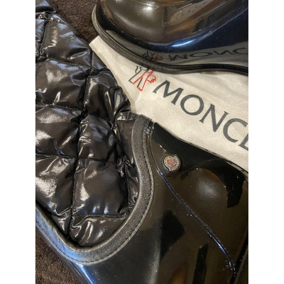 Pre-owned Moncler Genius Black Rubber Boots