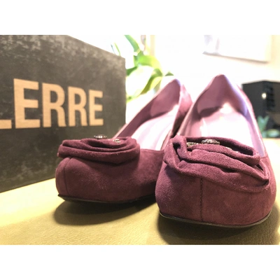 Pre-owned Lerre Heels In Purple