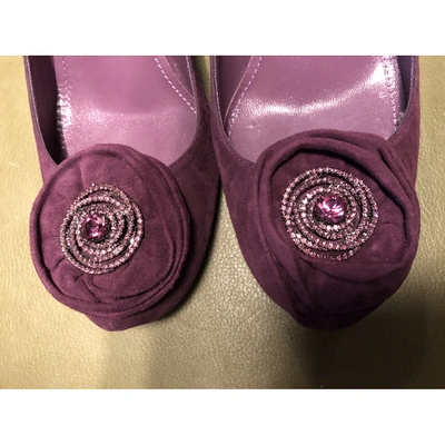 Pre-owned Lerre Heels In Purple
