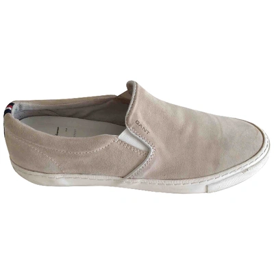 Pre-owned Gant Rugger Flats In Beige