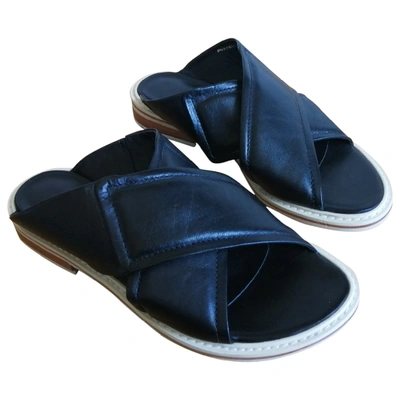 Pre-owned Tibi Black Plastic Sandals