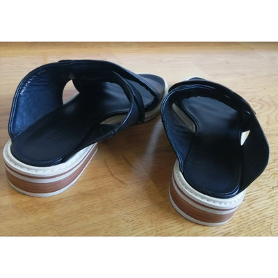 Pre-owned Tibi Black Plastic Sandals