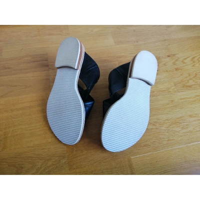Pre-owned Tibi Black Plastic Sandals