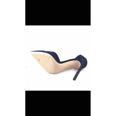 Pre-owned Gianvito Rossi Heels In Navy