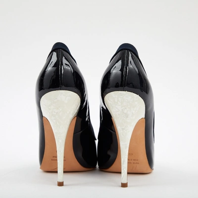 Pre-owned Giuseppe Zanotti Patent Leather Heels In Navy