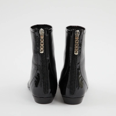Pre-owned Jw Anderson Leather Boots In Black