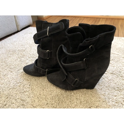 Pre-owned Isabel Marant Ankle Boots In Black