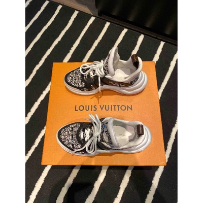 Pre-owned Louis Vuitton Archlight Brown Tweed Trainers