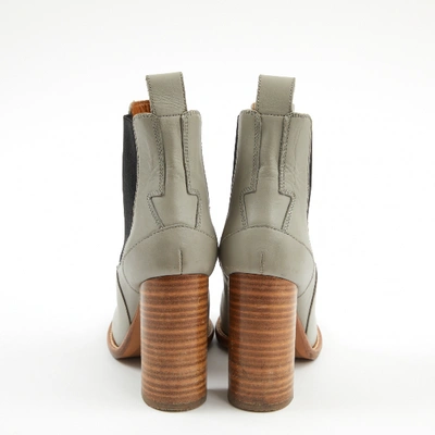 Pre-owned Chloé Grey Leather Ankle Boots