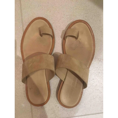 Pre-owned Common Projects Sandal In Beige