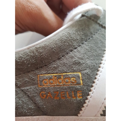 Pre-owned Adidas Originals Gazelle Grey Suede Trainers