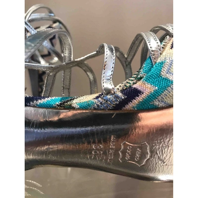 Pre-owned Missoni Blue Cloth Sandals