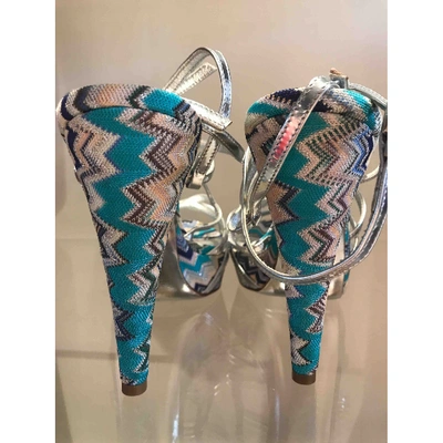 Pre-owned Missoni Blue Cloth Sandals