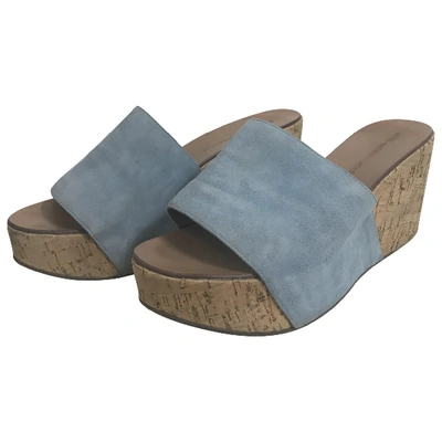 Pre-owned Diane Von Furstenberg Sandals In Blue