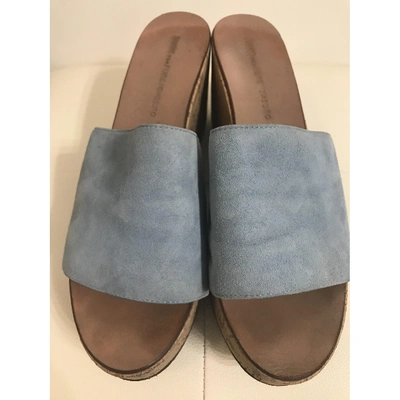 Pre-owned Diane Von Furstenberg Sandals In Blue