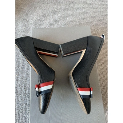 Pre-owned Thom Browne Black Leather Heels