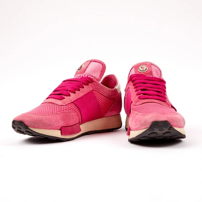 Pre-owned Moncler Trainers In Pink