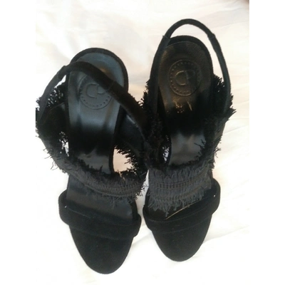 Pre-owned Claudie Pierlot Sandals In Black