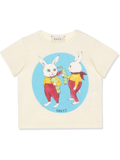 Shop Gucci X Yuko Higuchi Print T-shirt In White