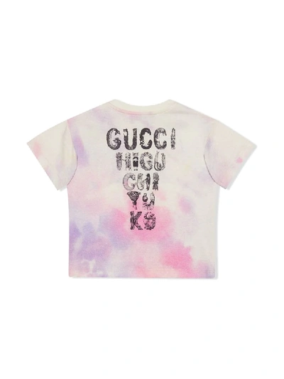 Shop Gucci Yuko Higuchi Print T-shirt In White