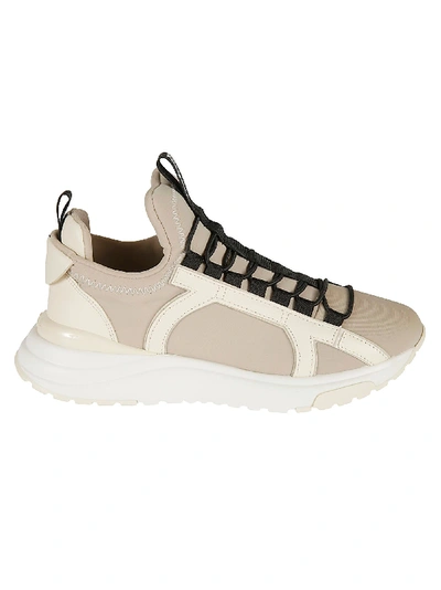 Shop Ferragamo Shiro Sneakers In Bone