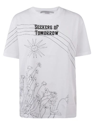 Shop Stella Mccartney Seekers Of Tomorrow T-shirt In Pure White
