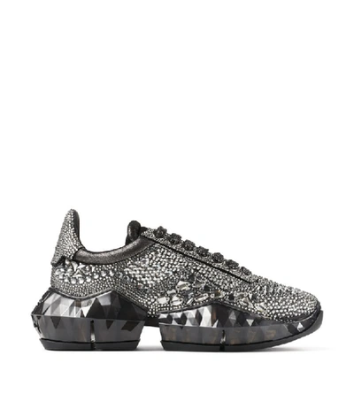 Shop Jimmy Choo Diamond Embellished Sneakers